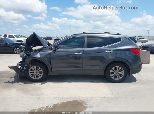 5XYZU3LB8GG327745 2016 HYUNDAI SANTA FE SPORT Gray Սալոնի 360 աստիճան տեսք