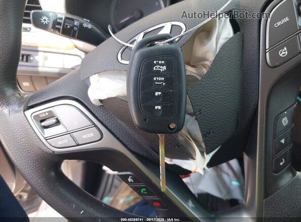 5XYZU3LB8GG327745 2016 HYUNDAI SANTA FE SPORT Gray Առջևի վահանակի տեսք