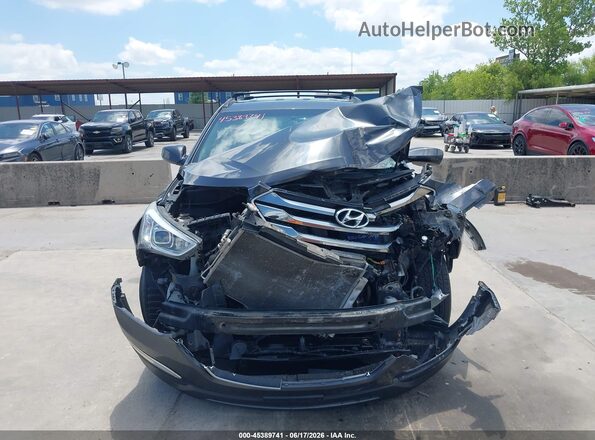 5XYZU3LB8GG327745 2016 HYUNDAI SANTA FE SPORT Gray Սարքավորումների վահանակի տեսք