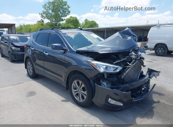 5XYZU3LB8GG327745 2016 HYUNDAI SANTA FE SPORT Gray 