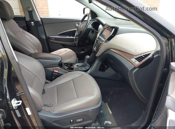 5XYZU3LB8HG384335 2017 HYUNDAI SANTA FE SPORT Черный Вид салона спереди