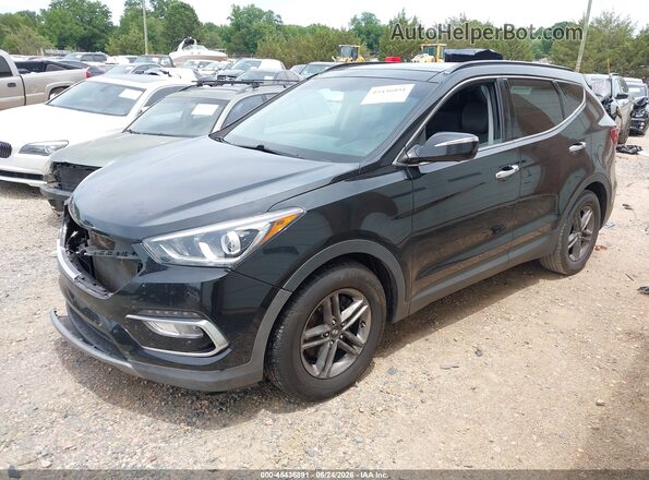 5XYZU3LB8HG384335 2017 HYUNDAI SANTA FE SPORT Черный Передняя левая четверть