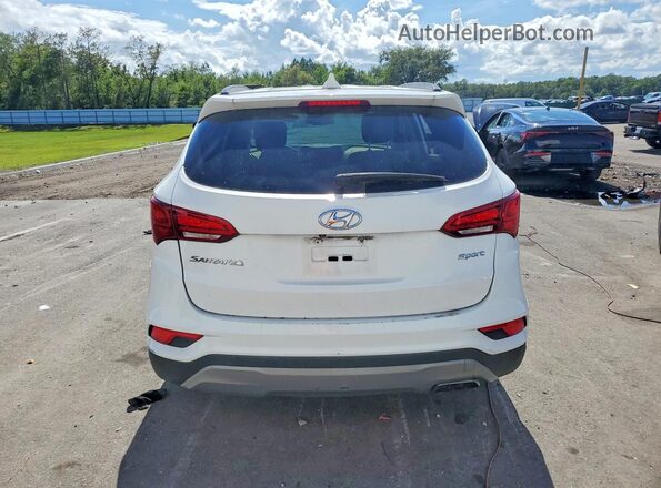 5XYZU3LB8HG396016 2017 HYUNDAI SANTA White უკანა ხედი
