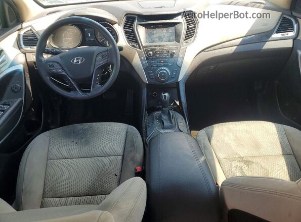 5XYZU3LB8HG396016 2017 HYUNDAI SANTA White წინა პანელის ხედი