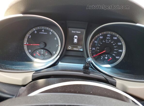 5XYZU3LB9GG343095 2016 HYUNDAI SANTA Gray Vista del cuadro de instrumentos