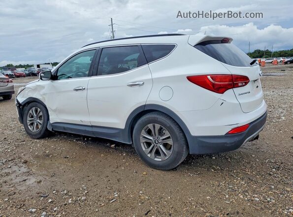 5XYZU3LB9GG355831 2016 HYUNDAI SANTA White Trasero izquierdo