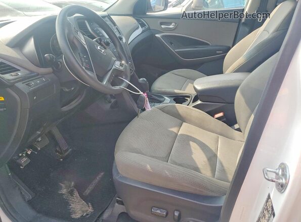 5XYZU3LB9GG355831 2016 HYUNDAI SANTA White Vista interior delantera