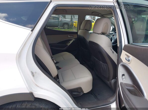 5XYZU3LB9GG358342 2016 HYUNDAI SANTA FE SPORT White 