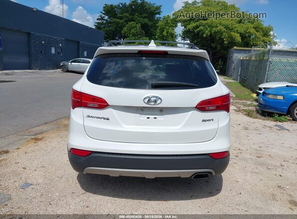5XYZU3LB9GG358342 2016 HYUNDAI SANTA FE SPORT White 