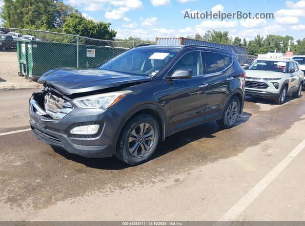 5XYZU3LBXGG337080 2016 HYUNDAI SANTA FE SPORT Gray Front left