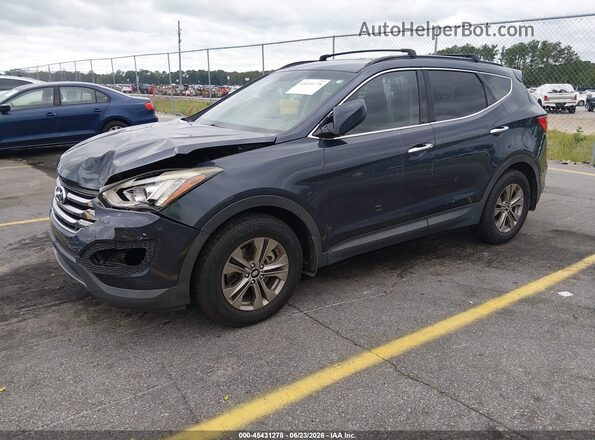 5XYZU3LBXGG371200 2016 HYUNDAI SANTA FE SPORT Blue Передня ліва чверть