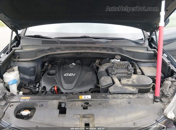 5XYZU3LBXGG371200 2016 HYUNDAI SANTA FE SPORT Blue Вид ззаду