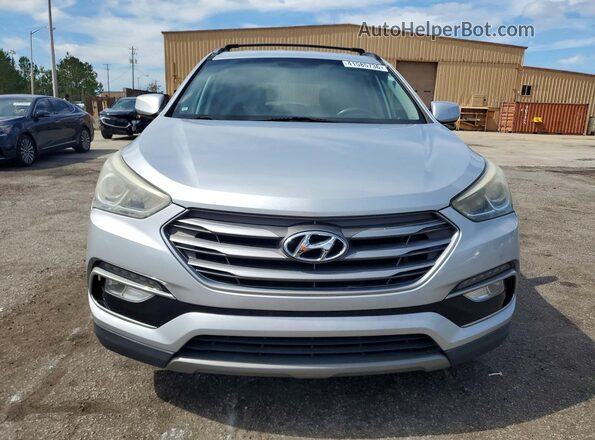 5XYZU3LBXHG445345 2017 HYUNDAI SANTA Серебряный Вид спереди