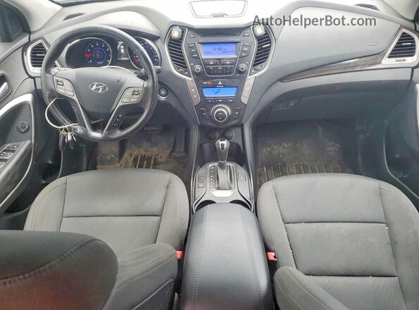 5XYZUDLA5GG366161 2016 HYUNDAI SANTA Silver Widok deski rozdzielczej