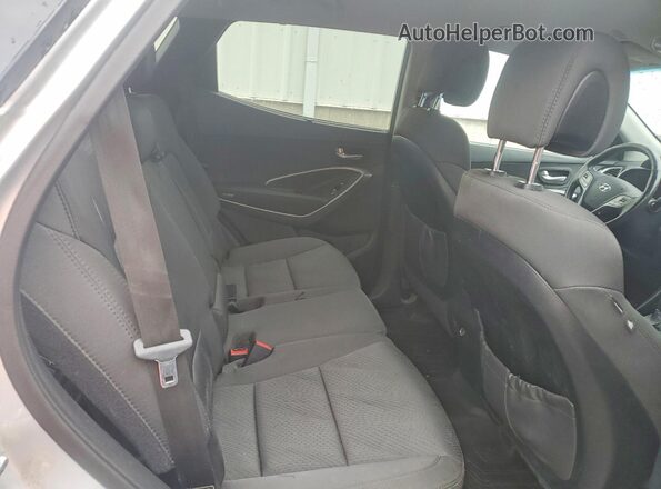 5XYZUDLA5GG366161 2016 HYUNDAI SANTA Silver Widok wnętrza z tyłu