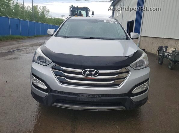 5XYZUDLA5GG366161 2016 HYUNDAI SANTA Silver Widok z przodu