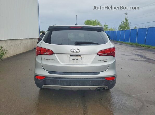 5XYZUDLA5GG366161 2016 HYUNDAI SANTA Silver Widok z tyłu