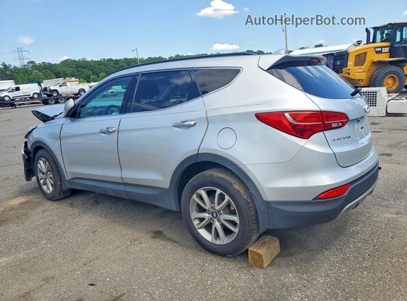5XYZUDLA7GG309136 2016 HYUNDAI SANTA Silver Trasero izquierdo