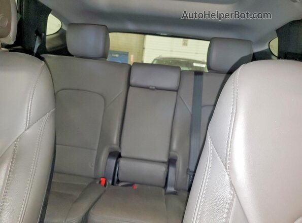 5XYZUDLB0GG313957 2016 HYUNDAI SANTA Black Вид задніх сидінь