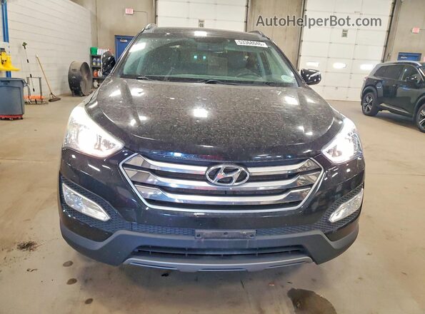5XYZUDLB0GG313957 2016 HYUNDAI SANTA Black Вид спереду