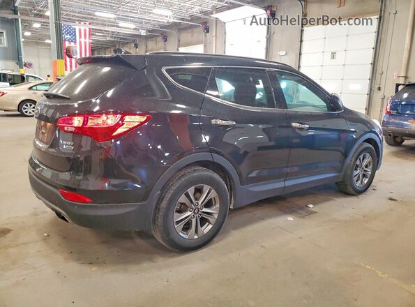 5XYZUDLB0GG313957 2016 HYUNDAI SANTA Black Задня права чверть