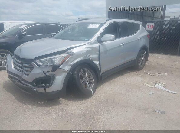 5XYZUDLB0GG325784 2016 HYUNDAI SANTA FE SPORT Silver Передня ліва чверть