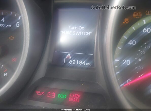 5XYZUDLB0GG325784 2016 HYUNDAI SANTA FE SPORT Silver Вид щитка приладів
