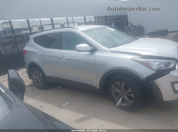 5XYZUDLB0GG325784 2016 HYUNDAI SANTA FE SPORT Silver Вид ззаду