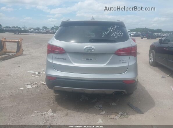 5XYZUDLB0GG325784 2016 HYUNDAI SANTA FE SPORT Silver Вид задньої частини салону