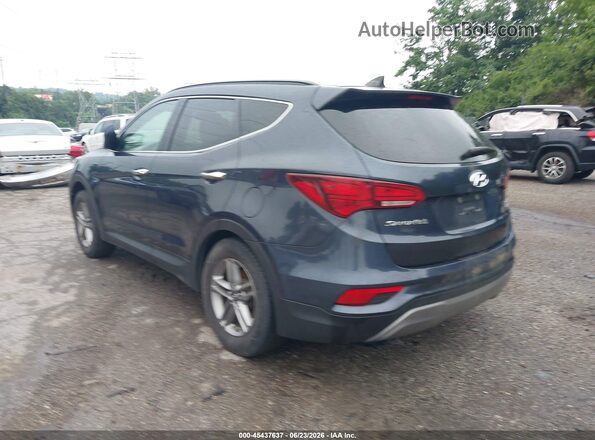 5XYZUDLB0HG390572 2017 HYUNDAI SANTA FE SPORT Blue Հետևի ձախ