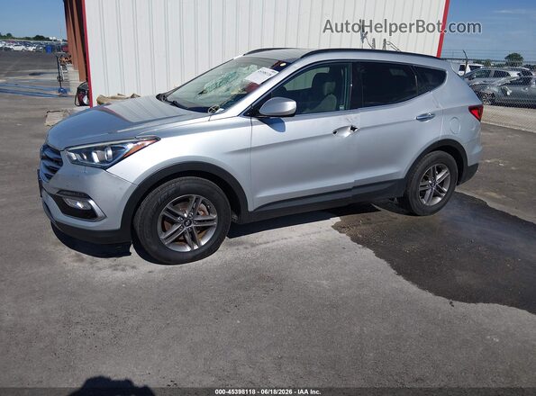 5XYZUDLB0HG490817 2017 HYUNDAI SANTA FE SPORT Silver Przód lewy