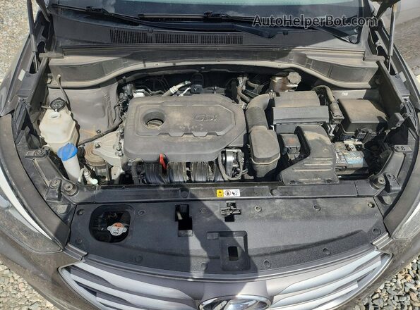 5XYZUDLB0JG541965 2018 HYUNDAI SANTA Silver Շարժիչի բաժամունքի տեսք