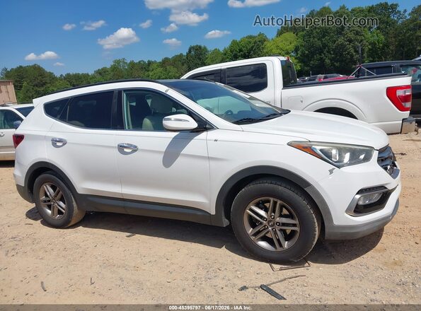 5XYZUDLB1HG388717 2017 HYUNDAI SANTA FE SPORT Белый Вид задней части салона