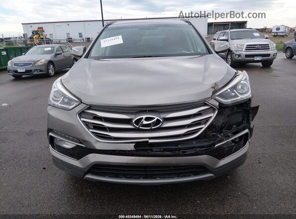 5XYZUDLB2HG445295 2017 HYUNDAI SANTA FE SPORT Gray ხელსაწყოთა პანელის ხედი