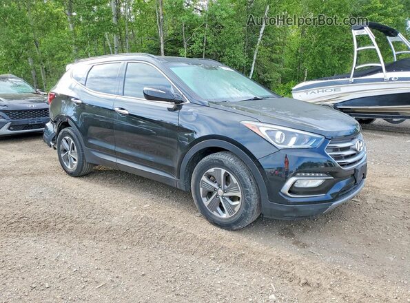 5XYZUDLB2HG450593 2017 HYUNDAI SANTA Black Передня права чверть