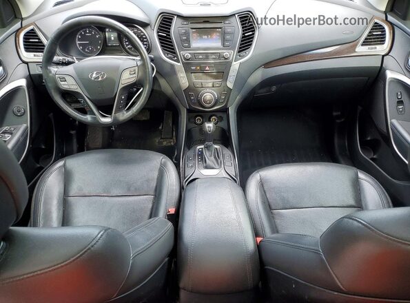5XYZUDLB2HG450593 2017 HYUNDAI SANTA Black Вид панелі приладів