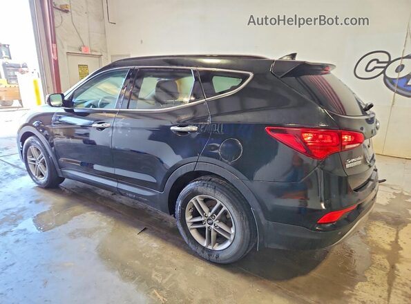 5XYZUDLB2HG485425 2017 HYUNDAI SANTA Black Trasero izquierdo