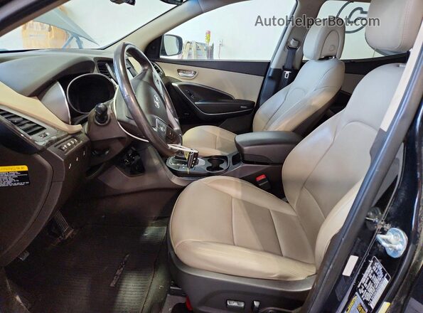 5XYZUDLB2HG485425 2017 HYUNDAI SANTA Black Vista interior delantera