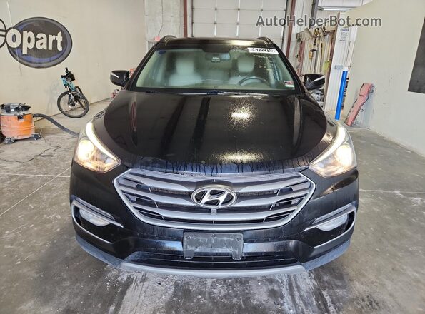 5XYZUDLB2HG485425 2017 HYUNDAI SANTA Black Vista interior de 360 grados