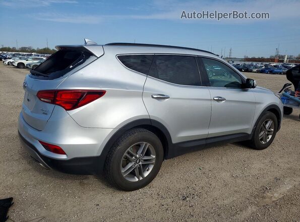 5XYZUDLB2HG486512 2017 HYUNDAI SANTA Silver Trasero derecho