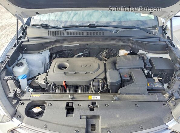 5XYZUDLB2HG486512 2017 HYUNDAI SANTA Silver Vista del compartimento del motor