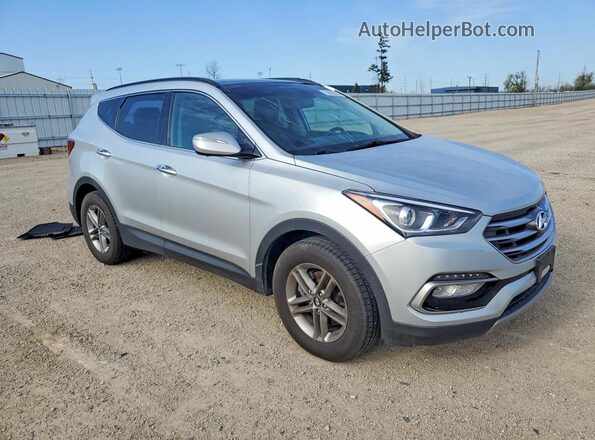 5XYZUDLB2HG486512 2017 HYUNDAI SANTA Silver Delantero derecho