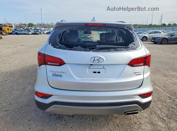 5XYZUDLB2HG486512 2017 HYUNDAI SANTA Silver Vista trasera