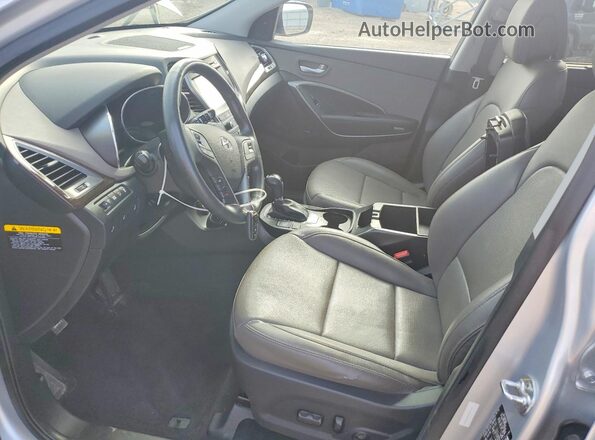 5XYZUDLB2HG486512 2017 HYUNDAI SANTA Silver Vista interior delantera