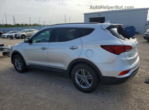 5XYZUDLB2HG486512 2017 HYUNDAI SANTA Silver Trasero izquierdo