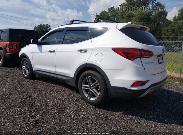 5XYZUDLB2JG537884 2018 HYUNDAI SANTA FE SPORT Белый Задняя левая четверть