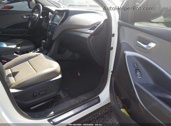 5XYZUDLB2JG537884 2018 HYUNDAI SANTA FE SPORT Белый Вид салона спереди