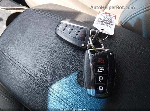5XYZUDLB2JG537884 2018 HYUNDAI SANTA FE SPORT Белый Вид панели приборов