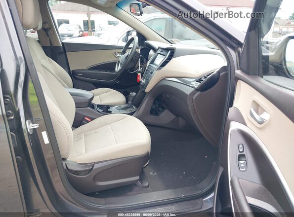 5XYZUDLB3HG427680 2017 HYUNDAI SANTA FE SPORT Gray Widok wnętrza z przodu