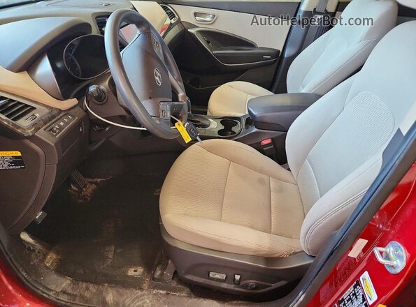 5XYZUDLB3HG494019 2017 HYUNDAI SANTA Red 